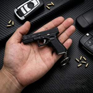 Holriaye Gun Keychain with Holster