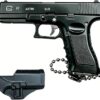 Mini Gun Keychain with Holster